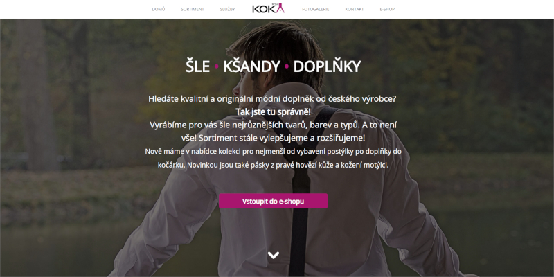 KoKa Style Landing page